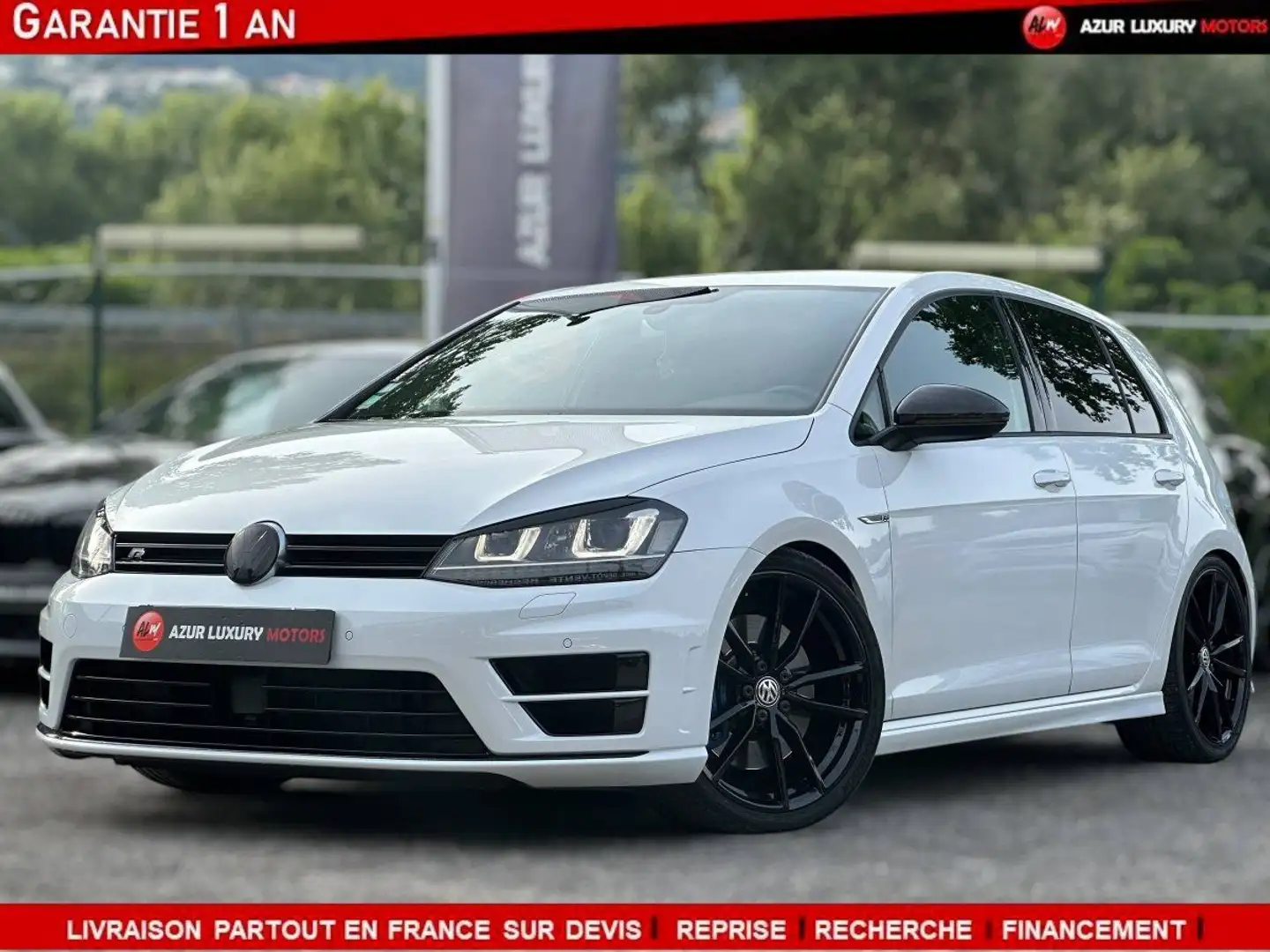 Volkswagen Golf 7R 300 Echappement Remu / Carbon Weiß - 1