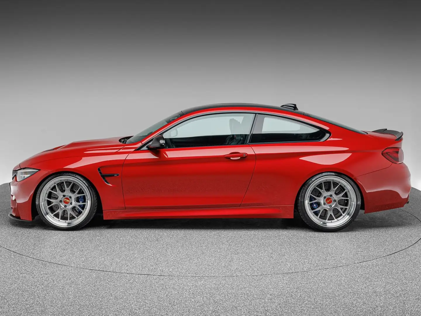 BMW M4 CS/2.HAND/BBS LM-R/KW V3/M-PERFORMANCE TITAN Красный - 2