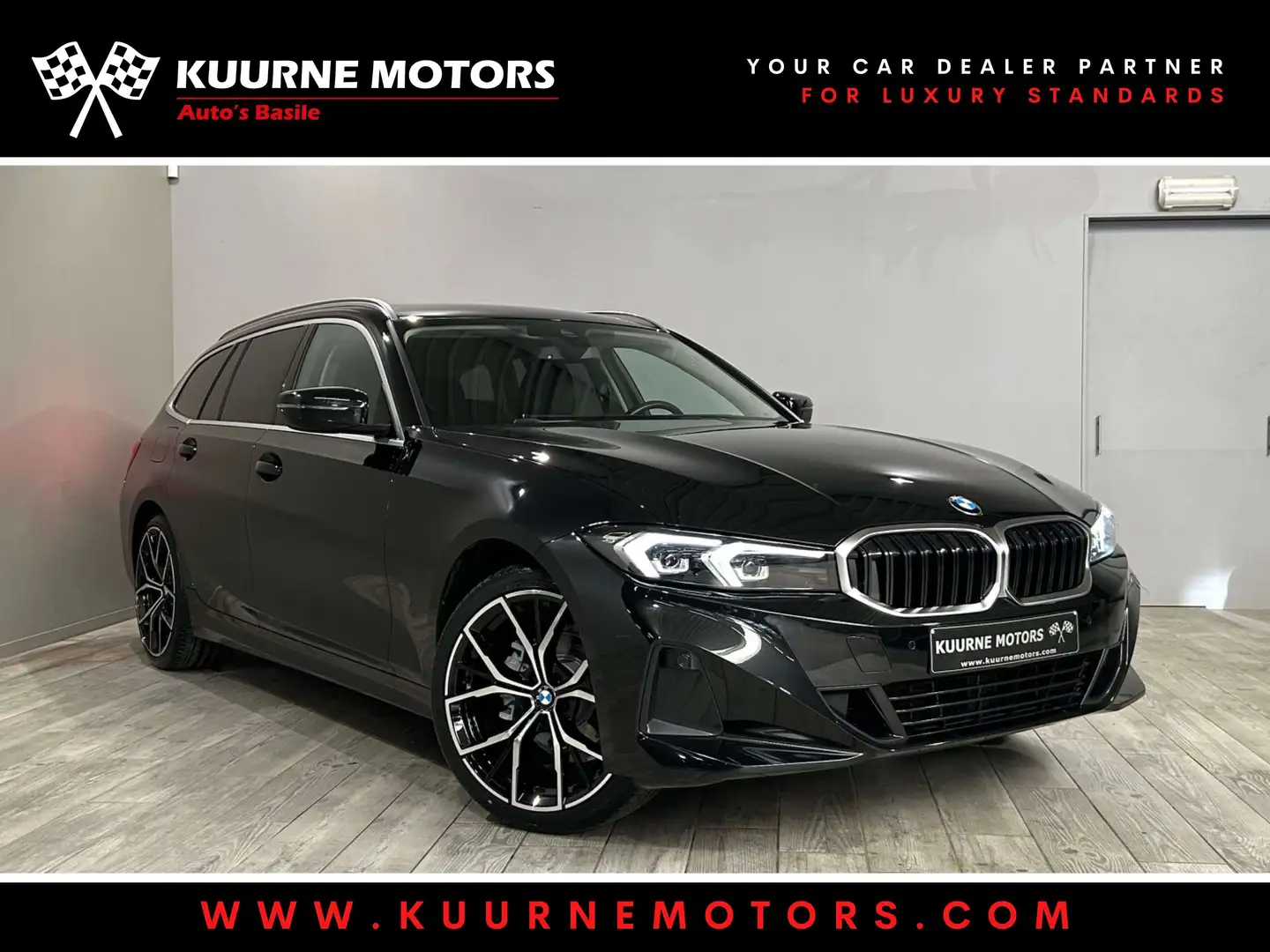 BMW 318 i Touring Alu19\/Leder/Cam/SportZet *2j garantie* Noir - 1