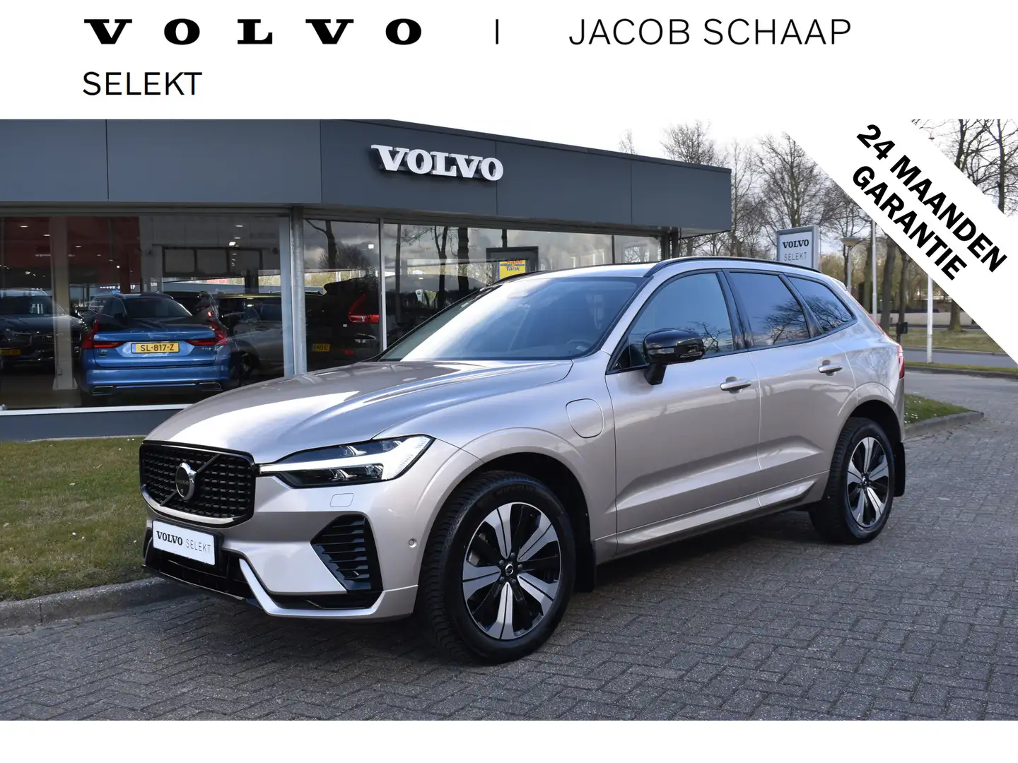 Volvo XC60 T6 350PK Plug-in hybrid AWD Plus Dark | Trekhaak | Beige - 1