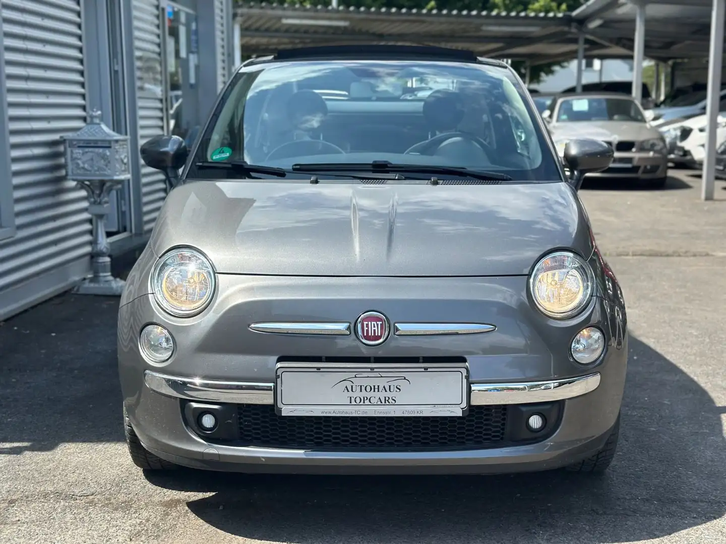 Fiat 500 8X BREIFUNG+PDC+TÜV NEU Grijs - 2