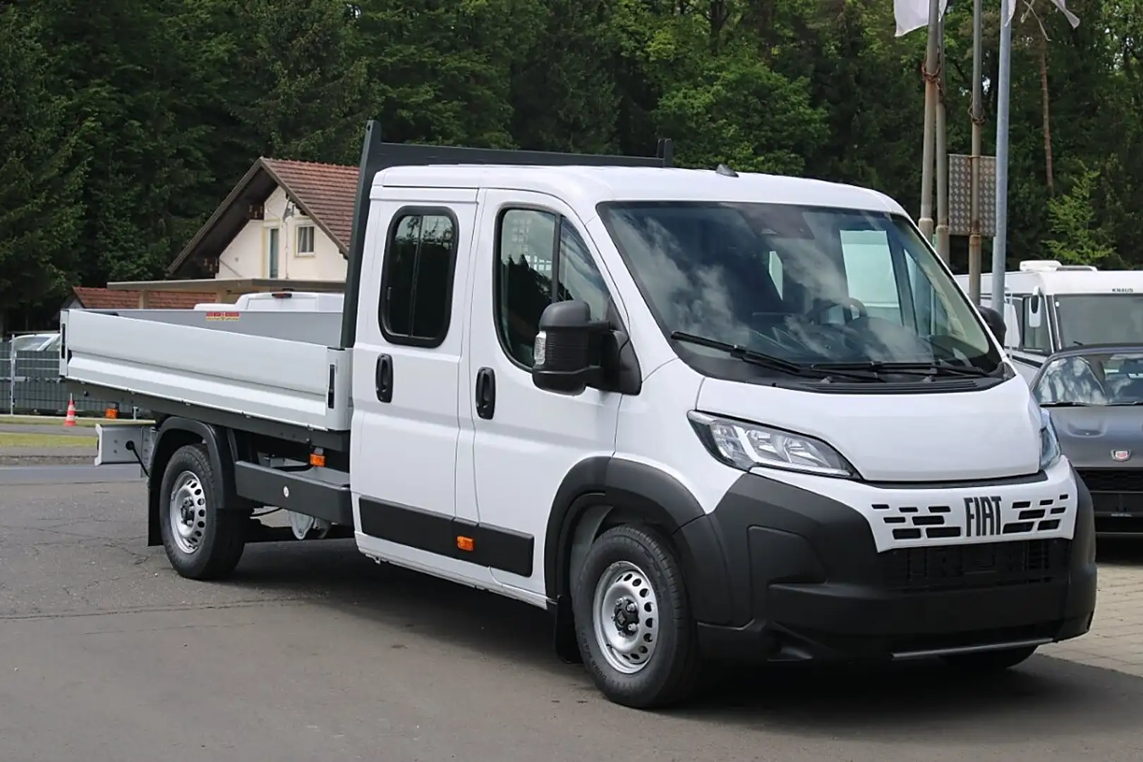 Fiat Ducato Maxi Doka L4 Pritsche 180MT 10Zoll Navi ... Weiß - 1