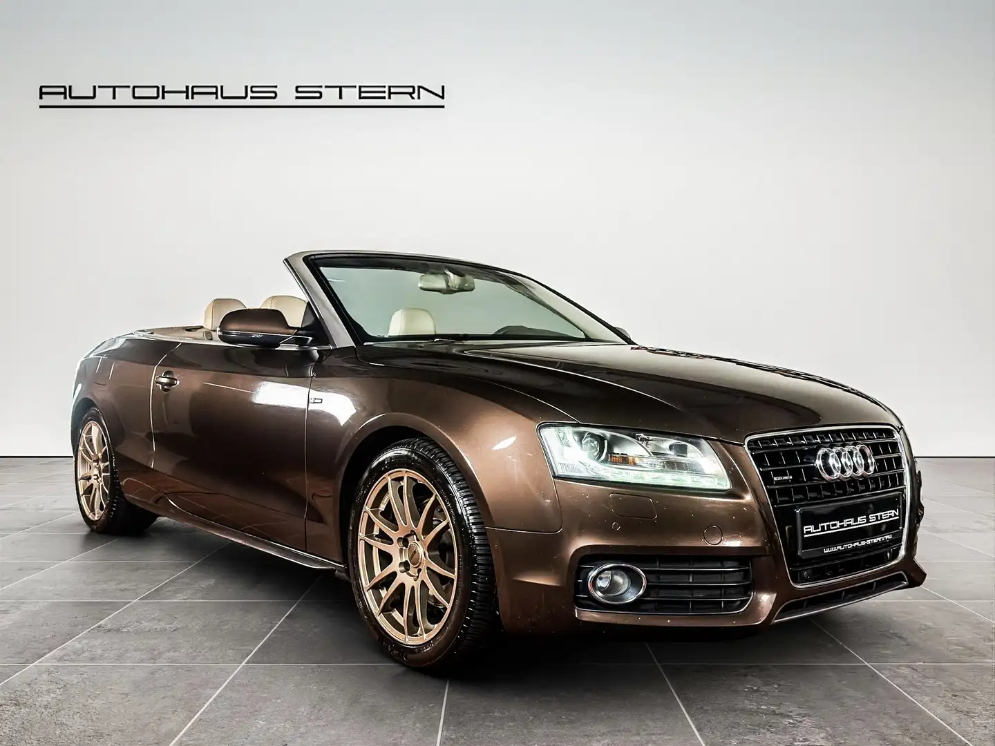 Audi A5 A5 Cabrio 3.0 TDI*Quattro*S-Line*Bang&Olufsen* Brun - 1