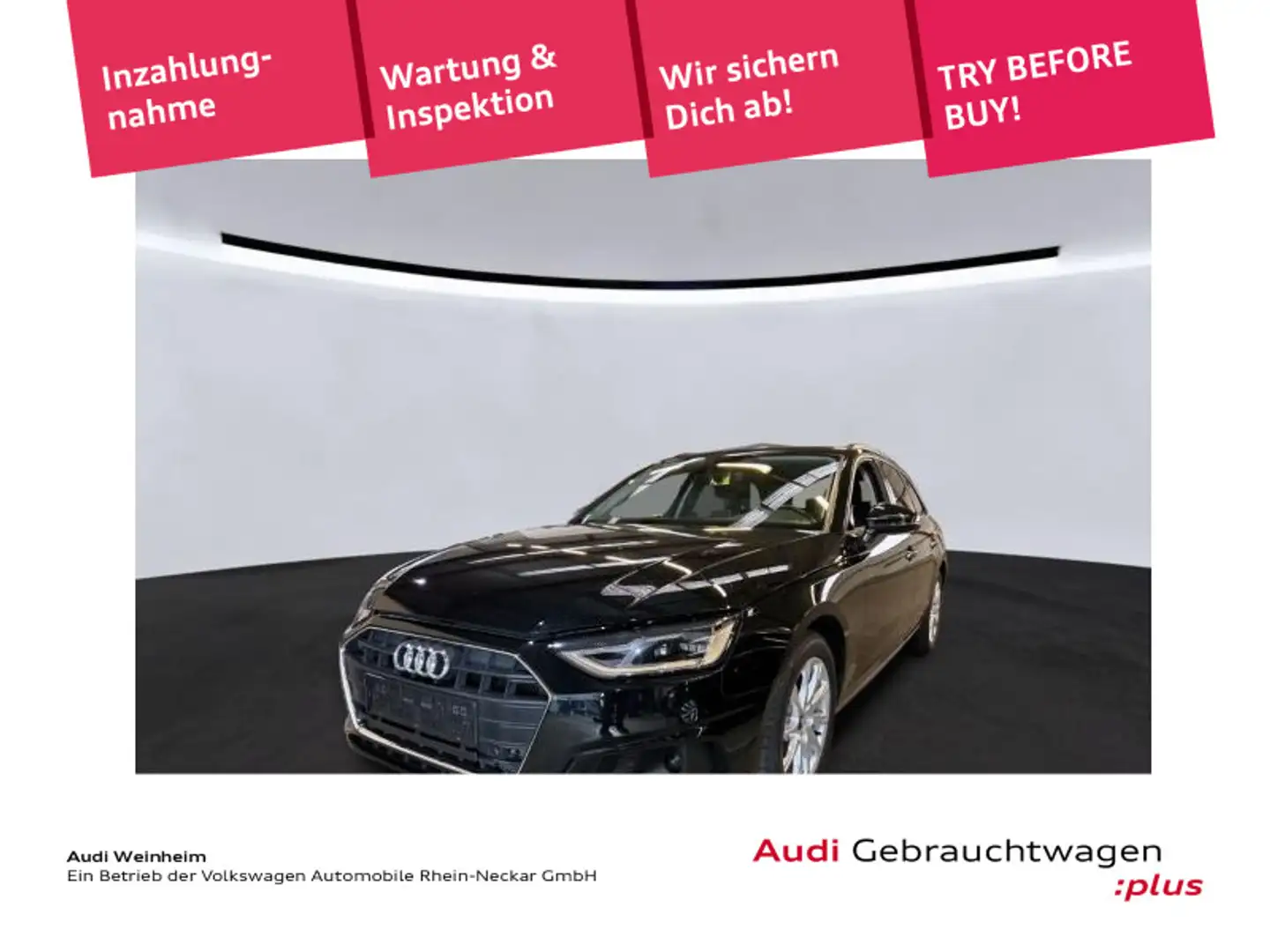 Audi A4 35 TFSI LED Navi S-tronic uvm Schwarz - 1