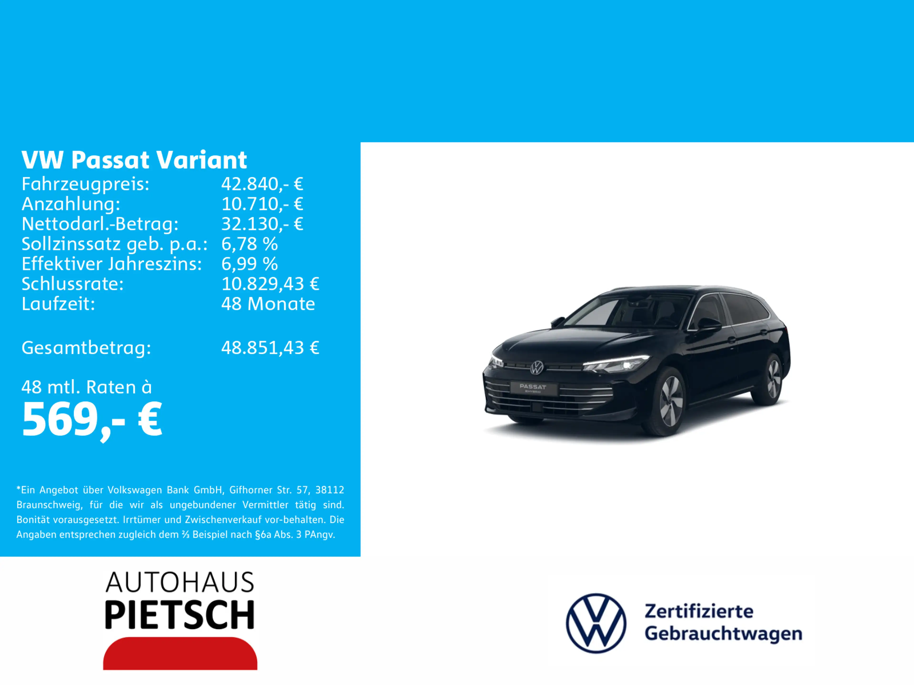 Volkswagen Passat Variant eHybrid DSG HUD AHK IQ.Drive — photo 2