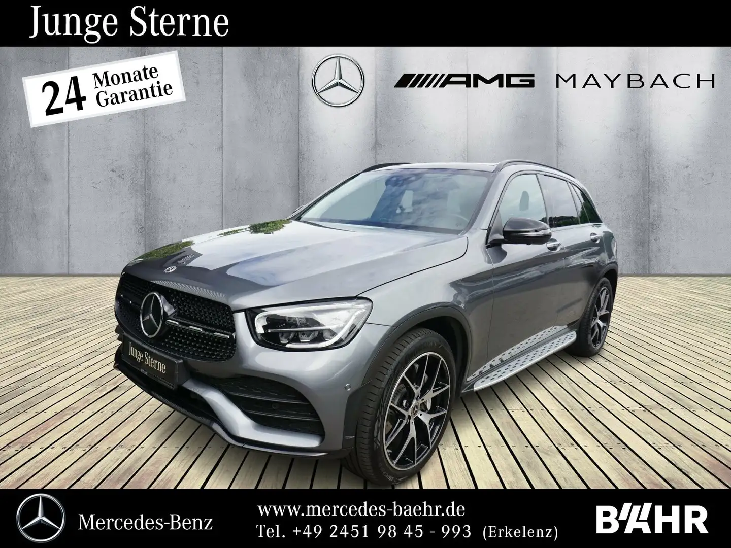 Mercedes-Benz GLC 400 GLC 400 d 4MATIC AMG Line Exterieur/Navi/Styling Gris - 1