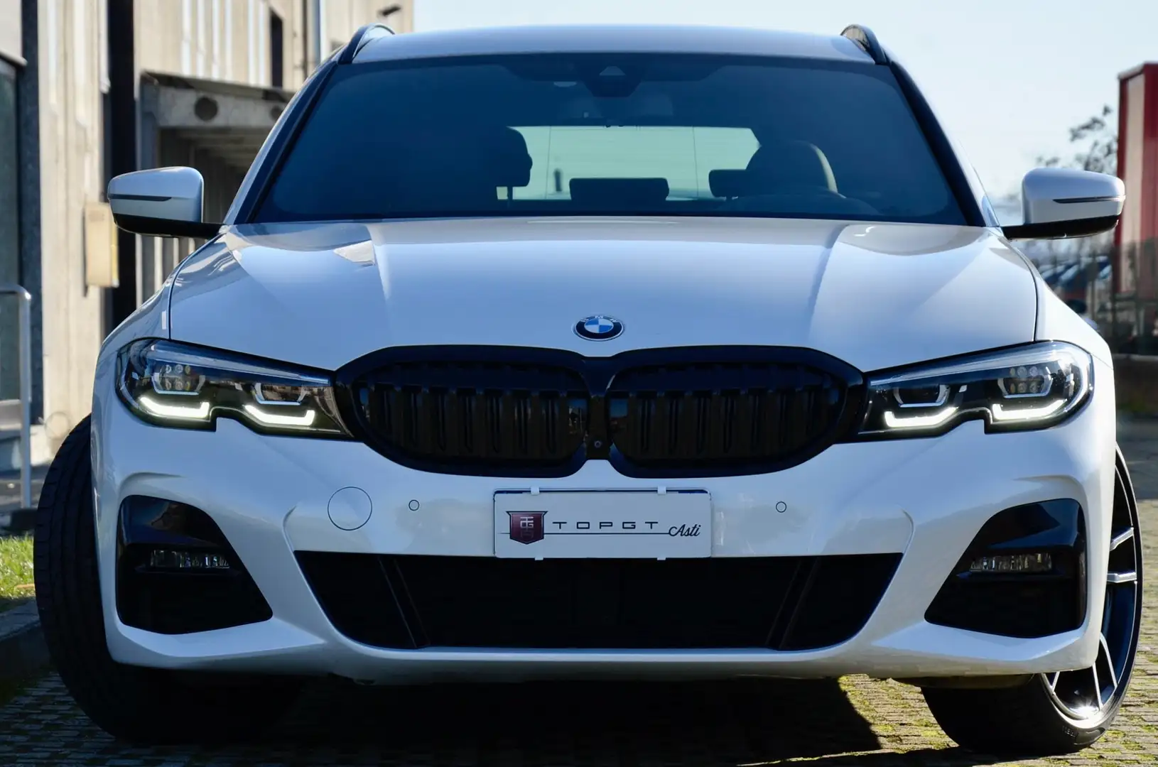 BMW 330 330d Touring xdrive Msport 265cv auto GARANZIA BMW Bianco - 2