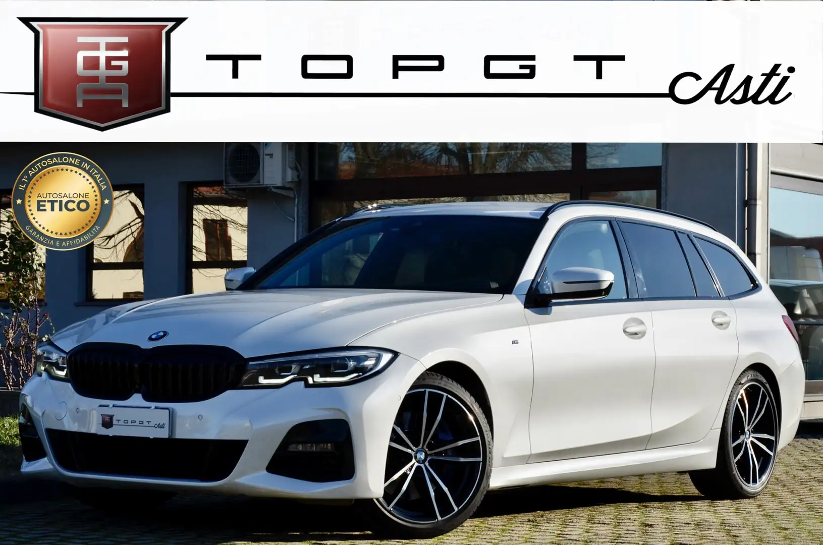 BMW 330 330d Touring xdrive Msport 265cv auto GARANZIA BMW Bianco - 1