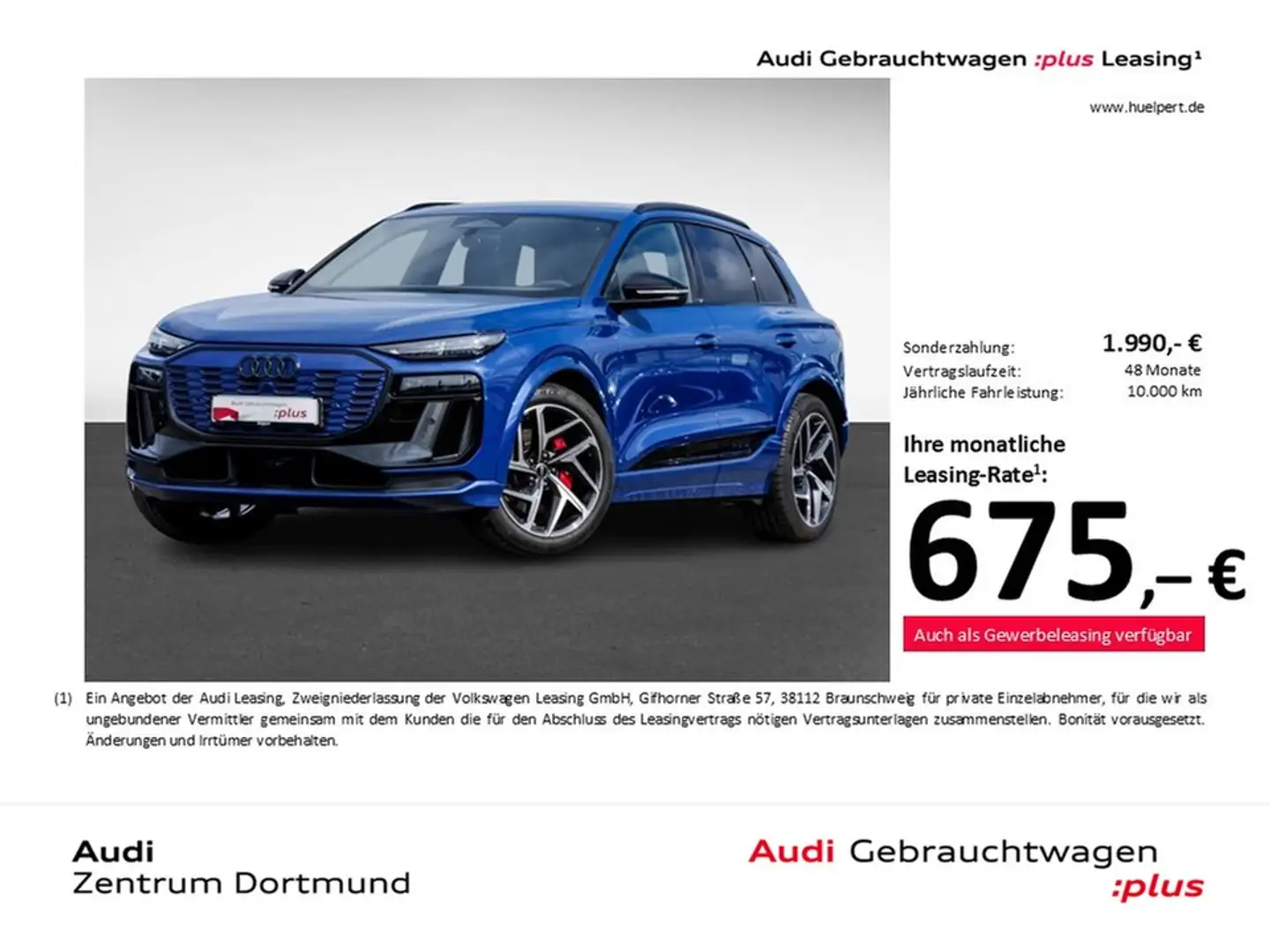 Audi SQ6 e-tron e-tron quattro PANO B&O 360°CAM ACC LM21 Blau - 1