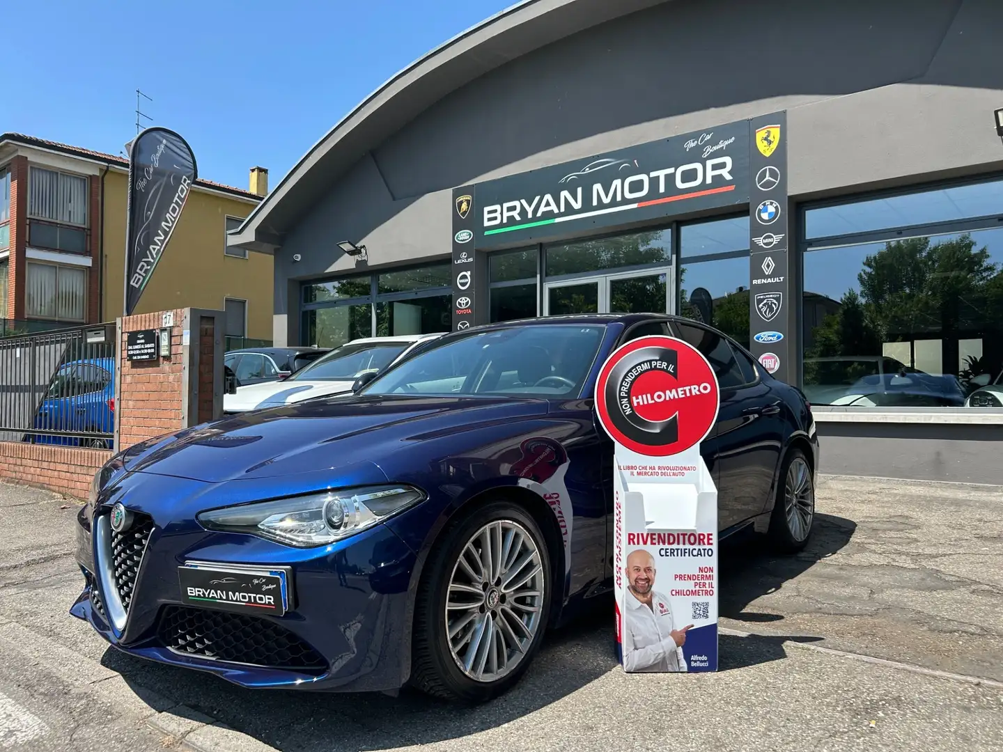 Alfa Romeo Giulia 2.2 Turbodiesel 150 CV Super Синій - 1