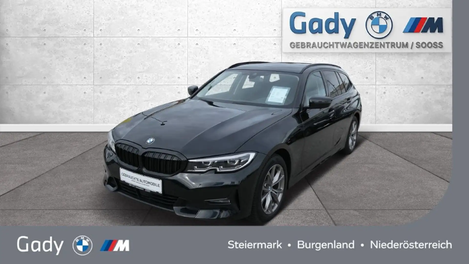 BMW 320 d Schwarz - 1