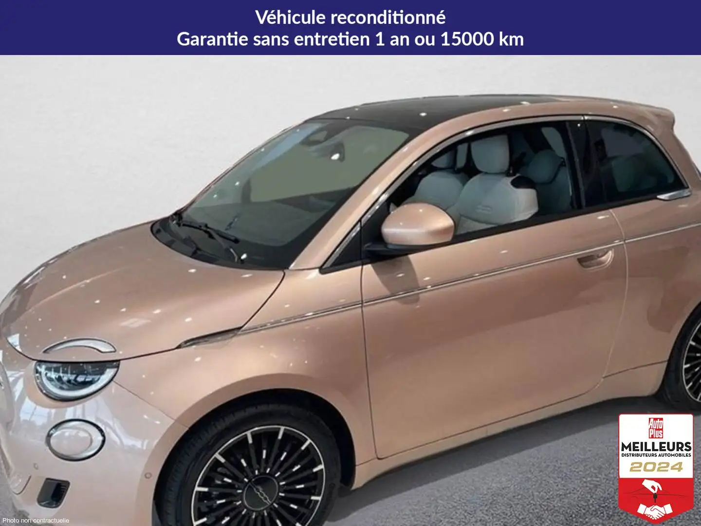 Fiat 500 3+1 e 118 ch la prima Blanc - 1