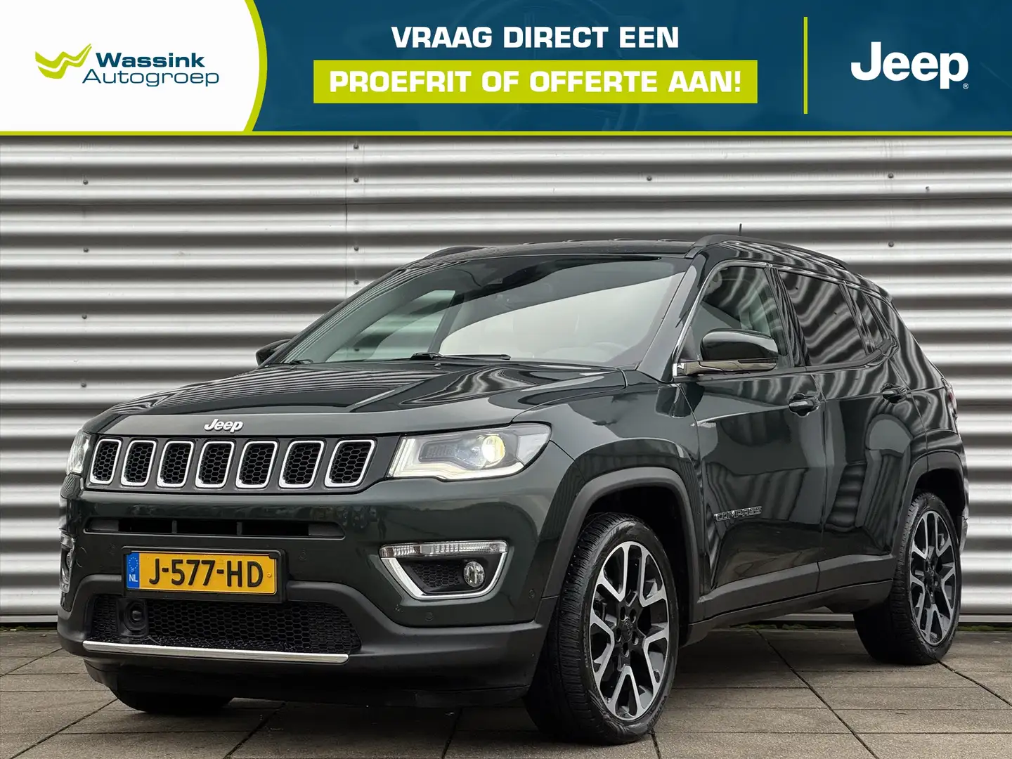 Jeep Compass 1.3 MultiAir 150pk Automaat Limited | Navigatie | Verde - 1