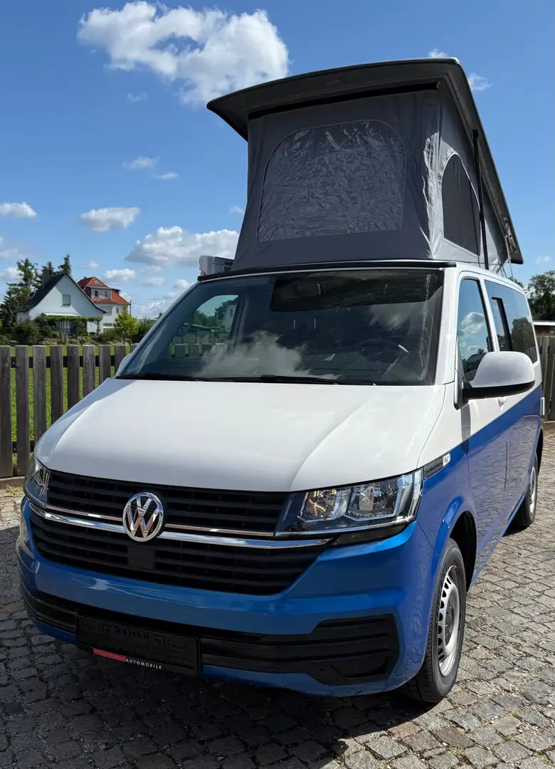 Volkswagen T6.1 California 2,0 *150PS *AUFSTELLDACH *GARANTIE+FIN. *CAMPER Blau - 2