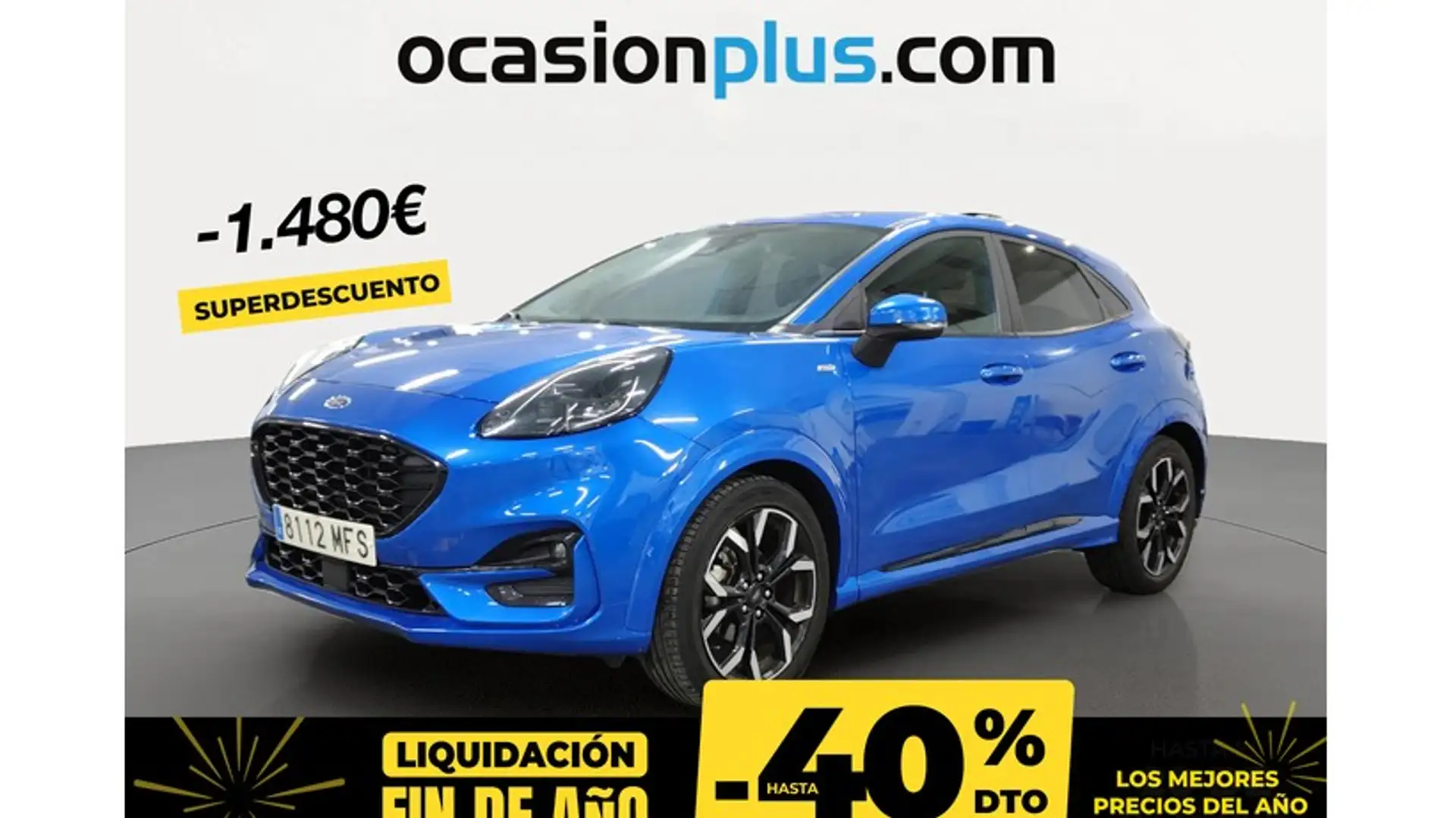 Ford Puma 1.0 EcoBoost MHEV ST-Line X 125 Bleu - 1
