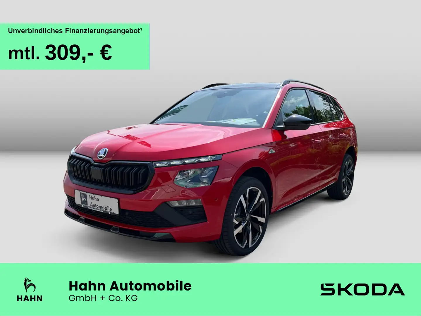Skoda Kamiq Monte Carlo 1,5 TSI DSG AHK Infotainment Rot - 1