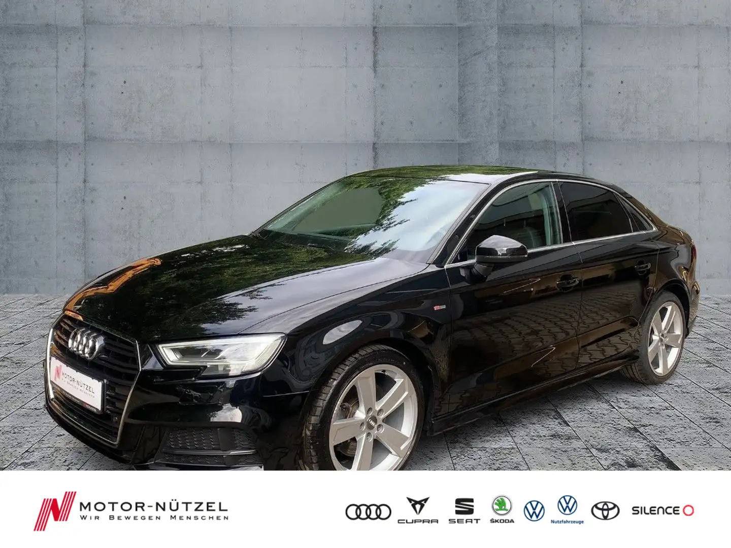 Audi A3 35 TDI S-TR 2x S-LINE LED+NAVI+SHZ Schwarz - 1