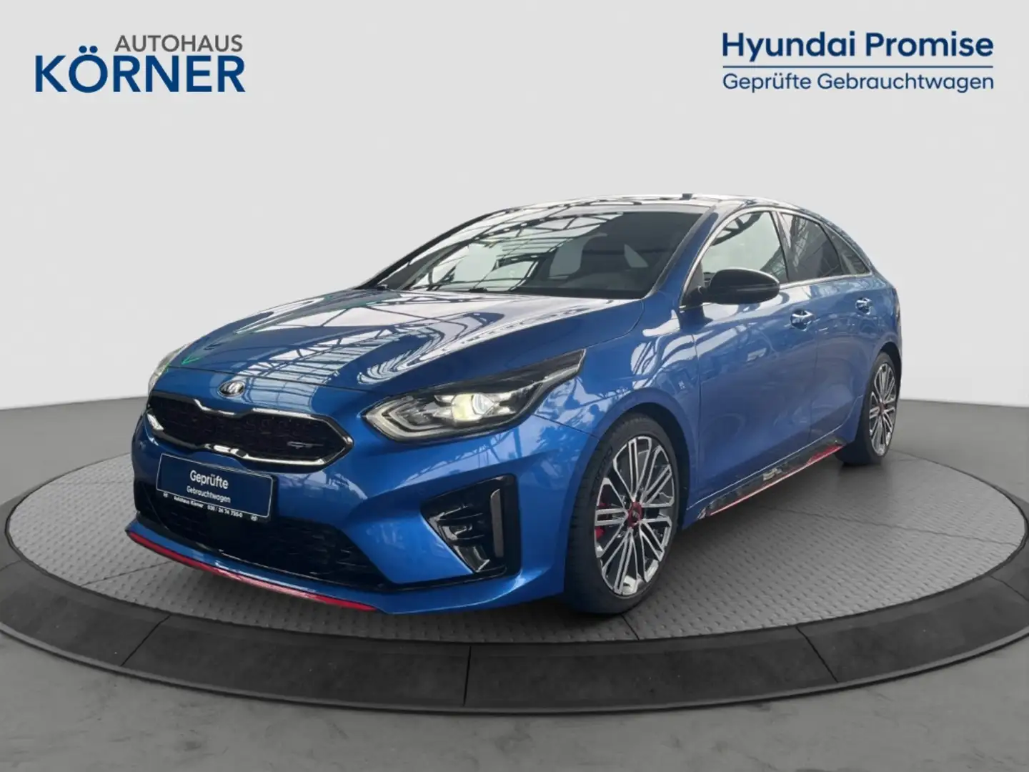 Kia ProCeed / pro_cee'd GT 1.6 T-GDi *PANORAMA*LED*LEDER*CARPLAY*CAM* Blau - 2