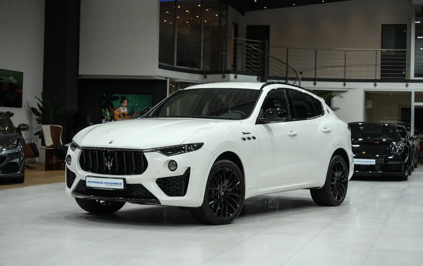 Maserati Levante *LUFTFEDERUNG*H&K*LED*21"LM*NAVI*1-HAN* Weiß - 1