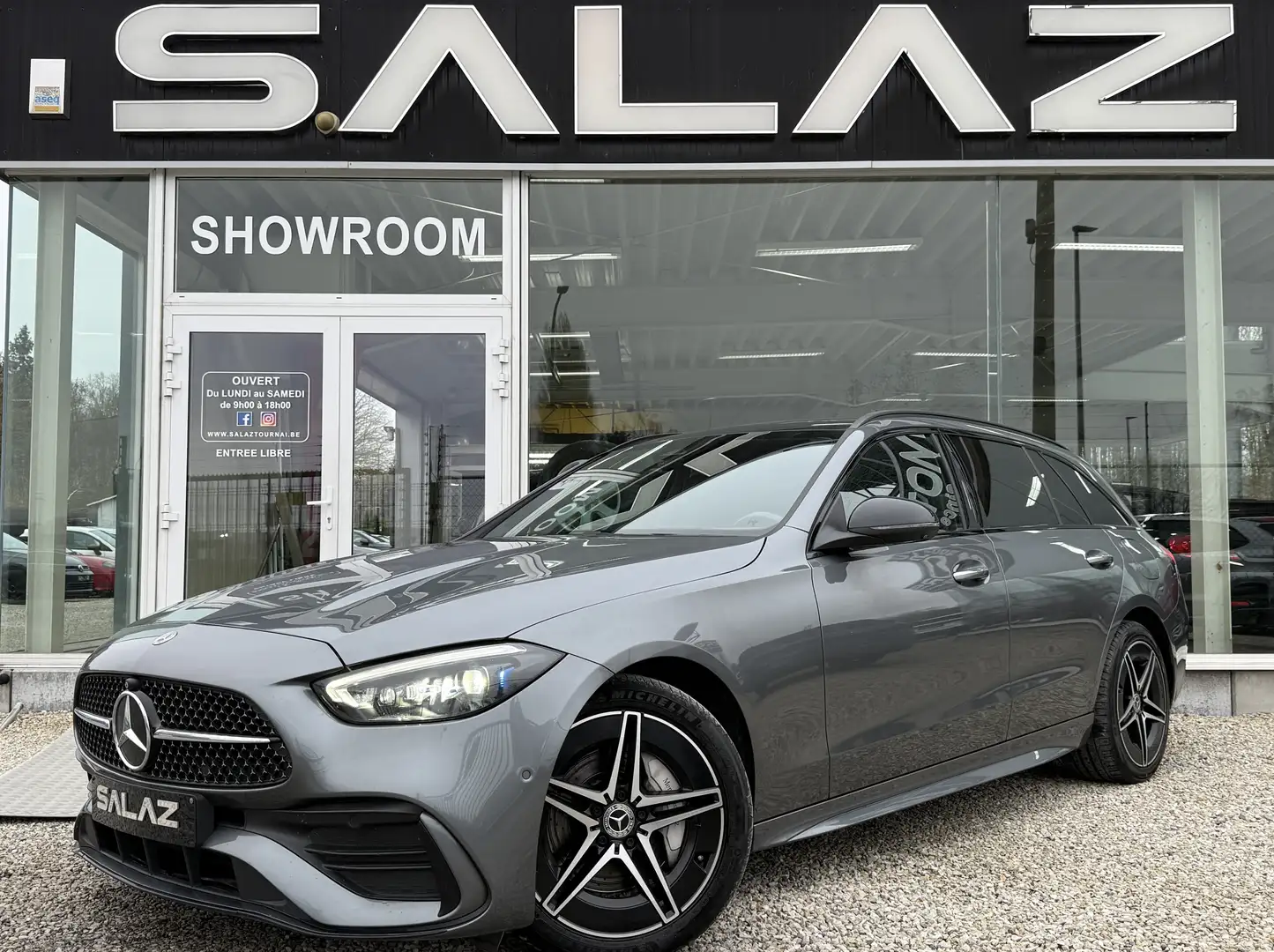 Mercedes-Benz C 300 C Break 300 e PHEV AMG_TVA21%_TOIT_NAV_LED_JANTES Grau - 1