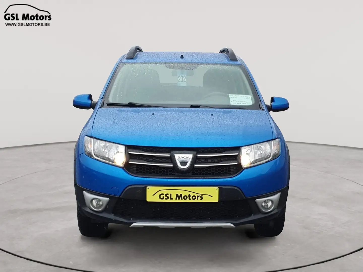 Dacia Sandero 1.5dCi 90cv bleu 10/16 Airco GPS Cruise Radio USB Blauw - 2