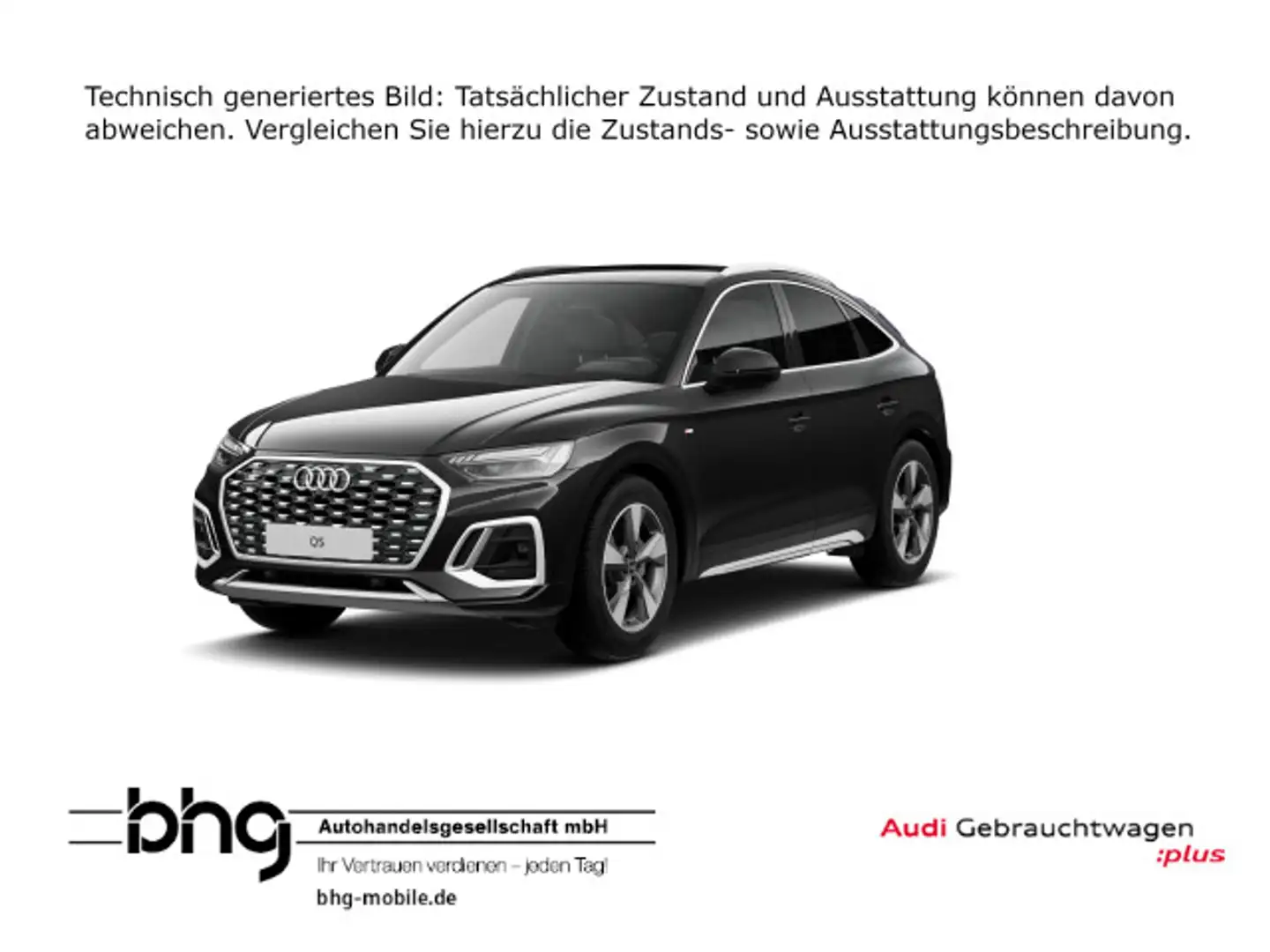 Audi Q5 40 TDI quattro S-Line Matrix Navi Schwarz - 1