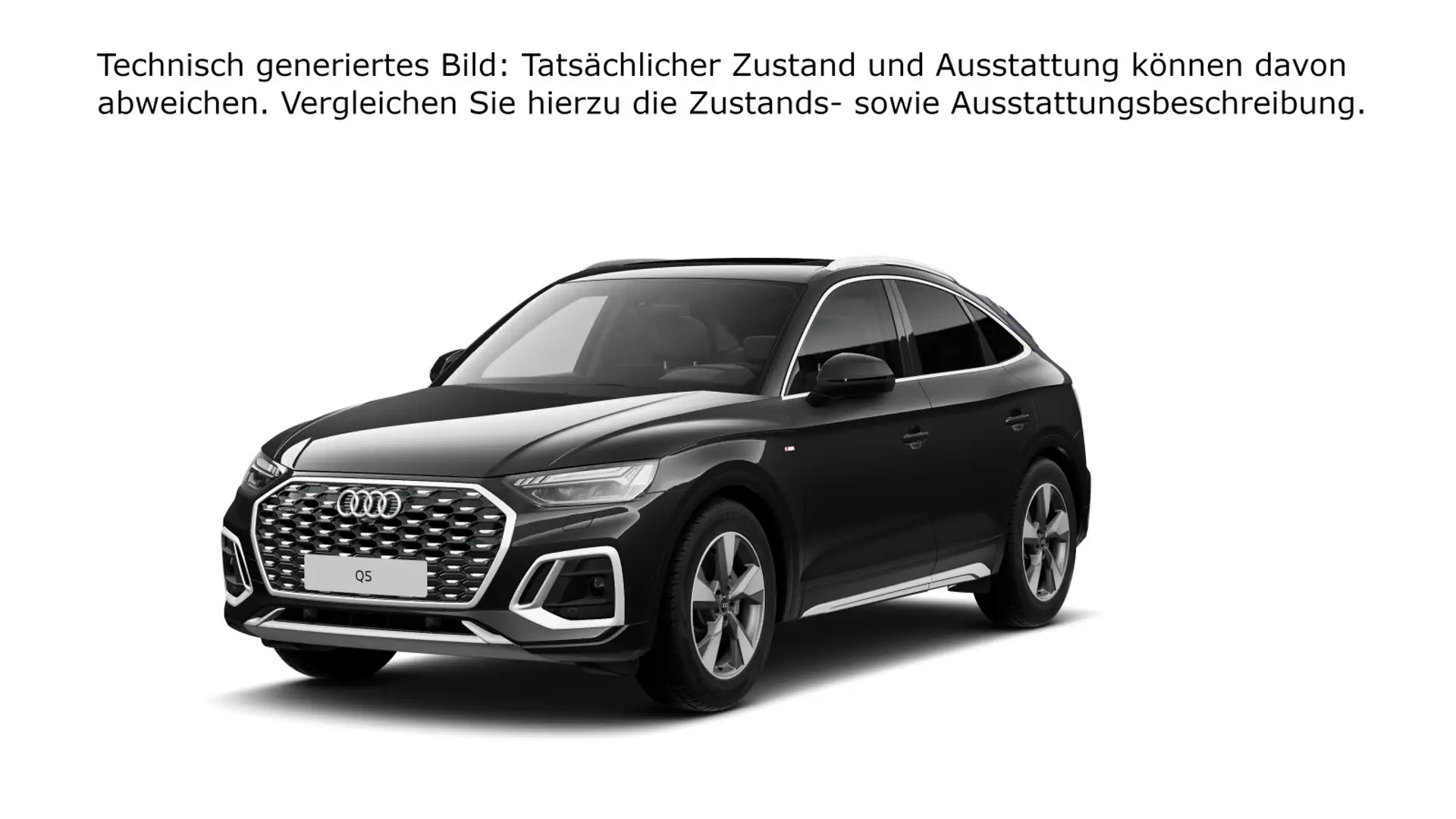 Audi Q5 40 TDI quattro S-Line Matrix Navi Schwarz - 2
