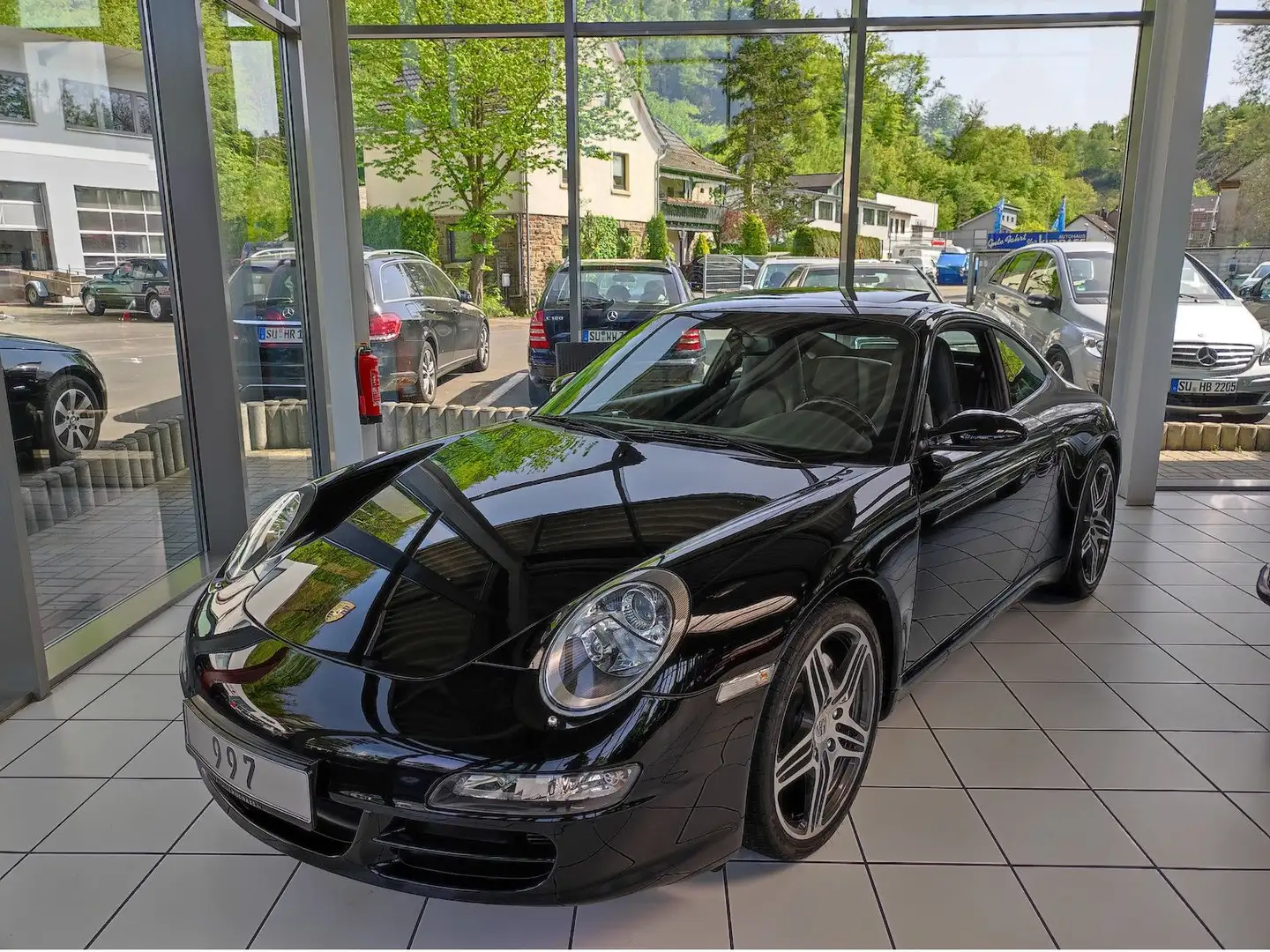 Porsche 997 911 CARRERA SHD TURBORAD NAVI VOLLLEDER Noir - 1