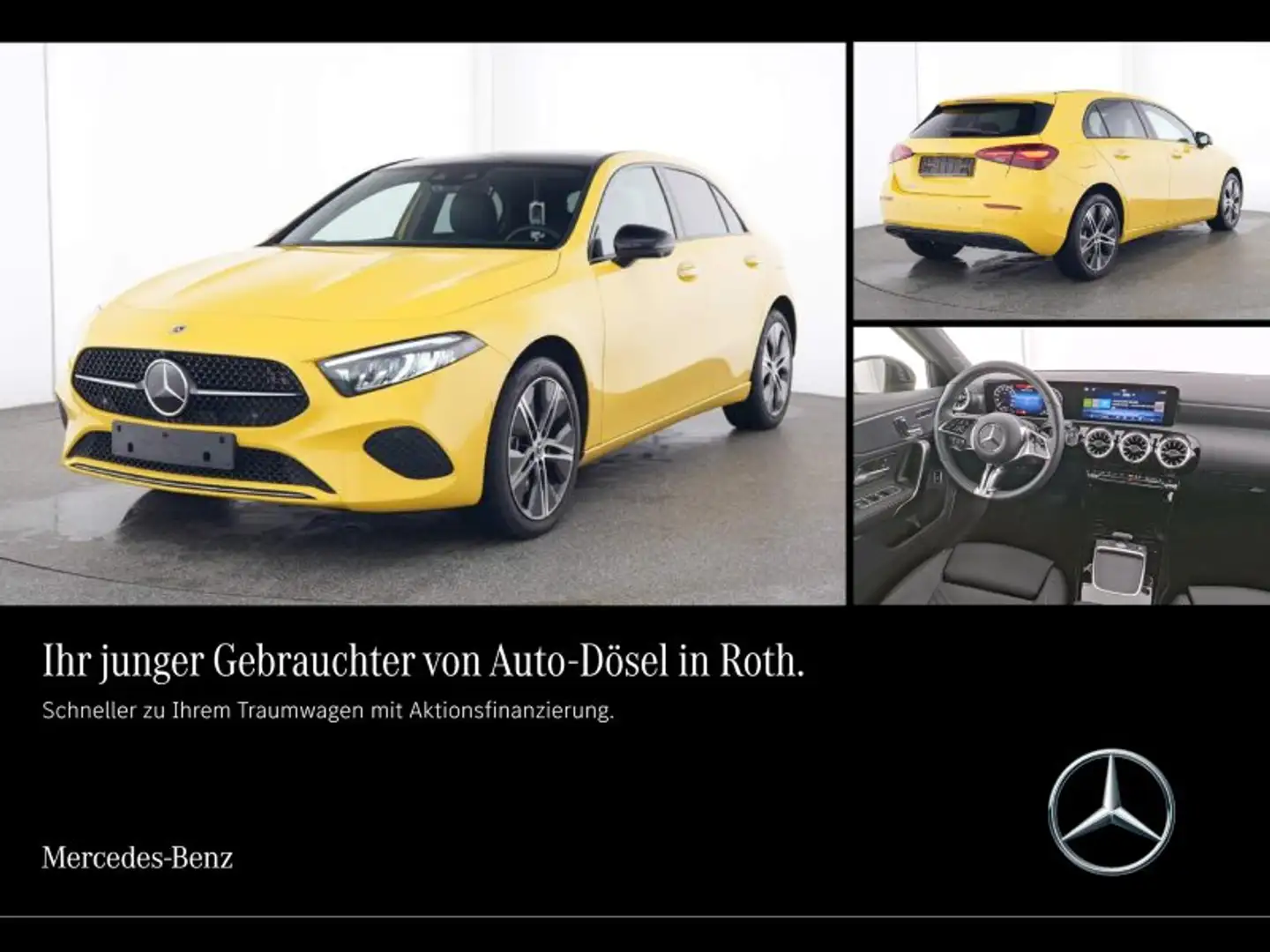 Mercedes-Benz A 250 A 250 e (177.085)+Night-Paket+Panorama+Memory Amarillo - 1