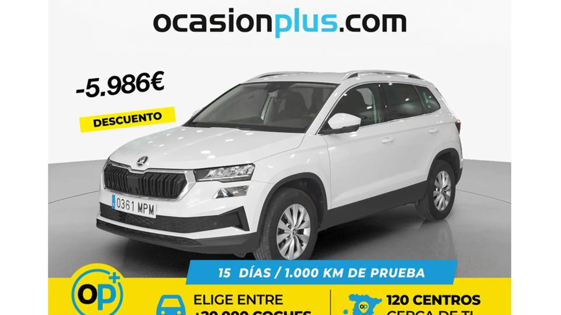 Skoda Karoq 2.0TDI Adblue Selection 85kW Weiß - 1