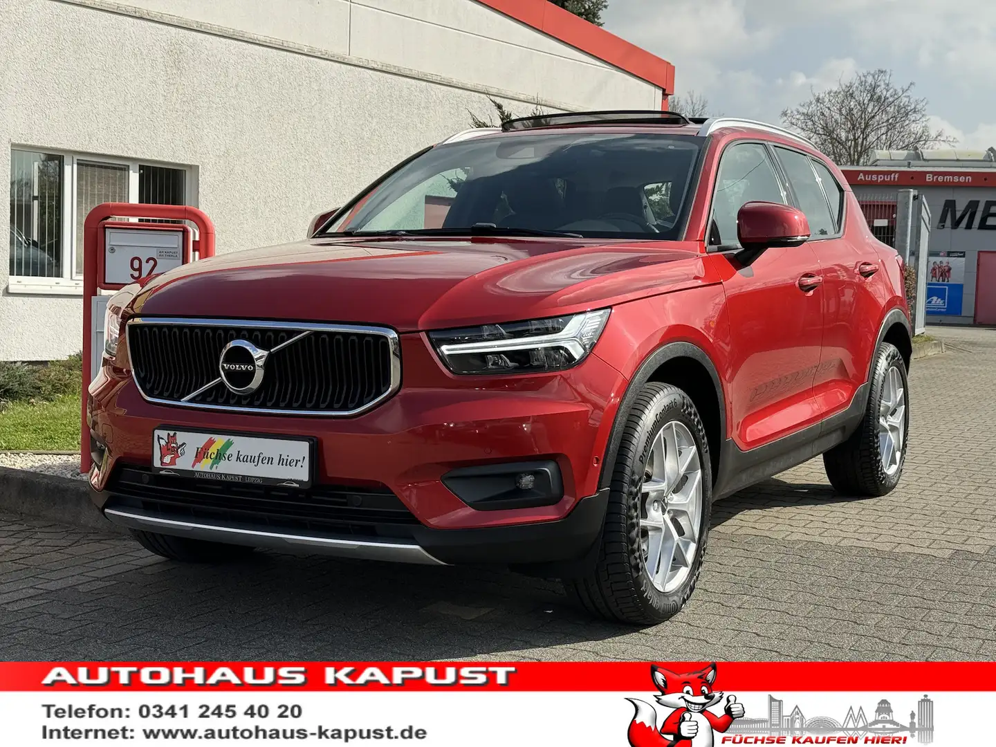 Volvo XC40 AWD 190 PS/LED/Pano/Memory/H&K/Spur/ACC/Ahk Red - 1