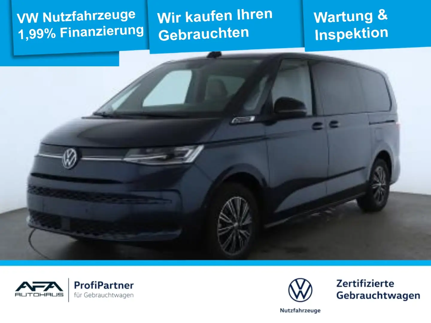 Volkswagen T7 Multivan 2.0 TDI LIFE DSG LED*Navi*AHK*Sthz Blau - 1