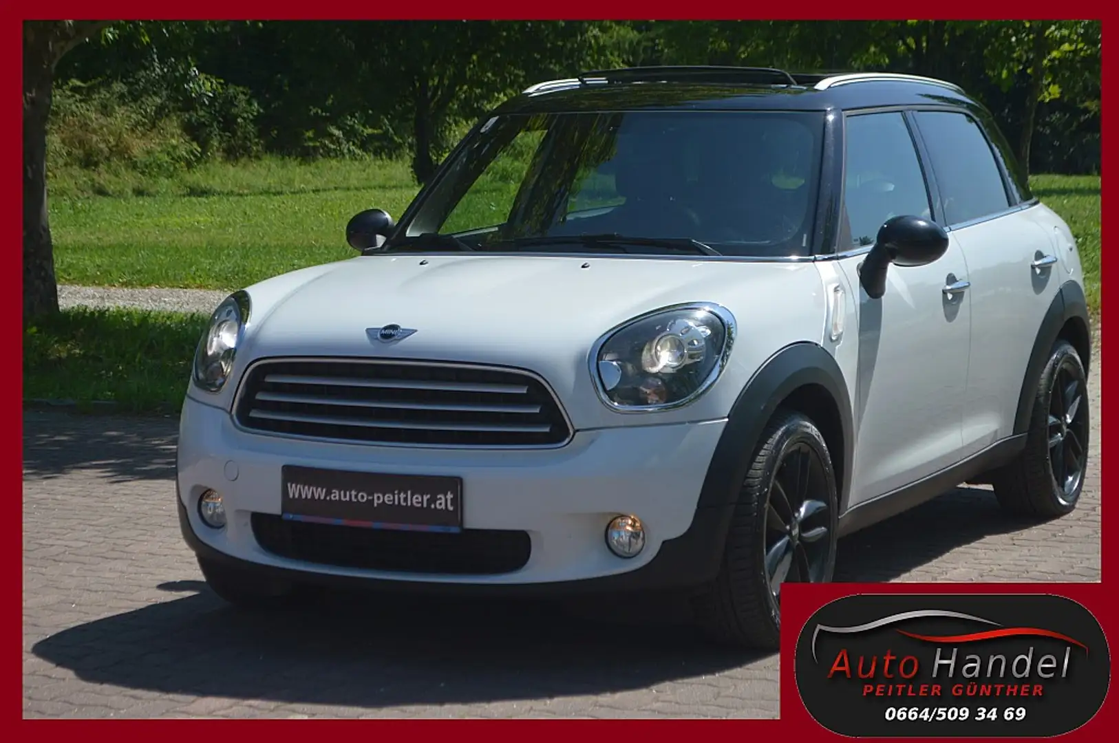 MINI Cooper D Countryman MINI Countryman Cooper D ALL4+XENON+NAVI+Allrad+ Blanc - 1