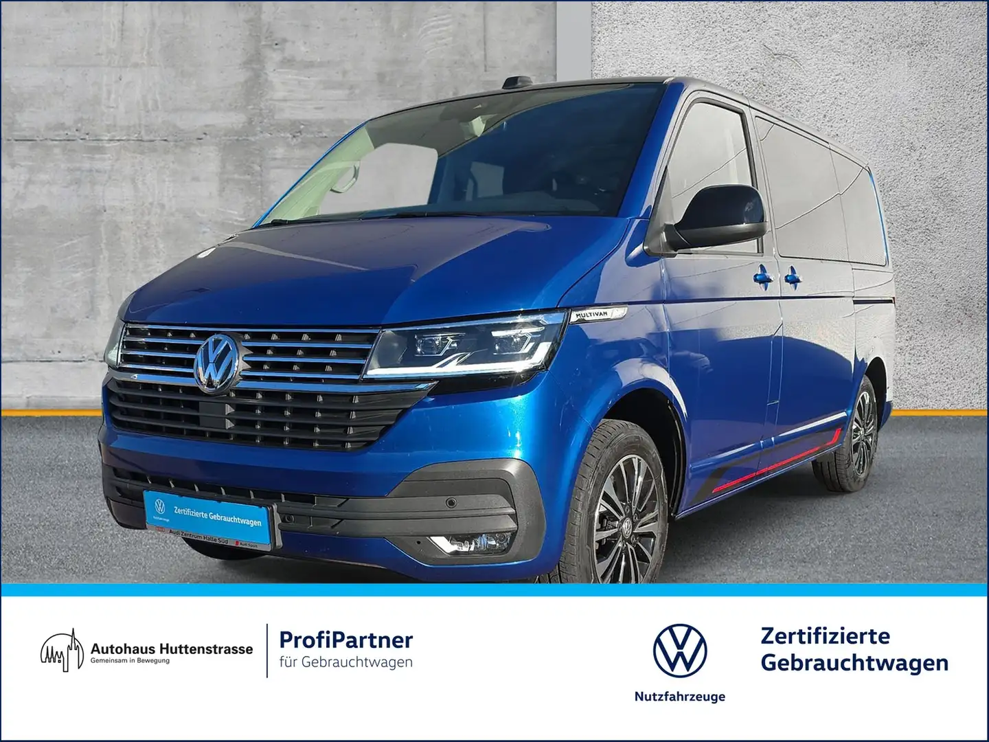 Volkswagen T6.1 Multivan 2.0 TDI DSG Edition LED ACC STANDHZG. NAVI Blau - 1