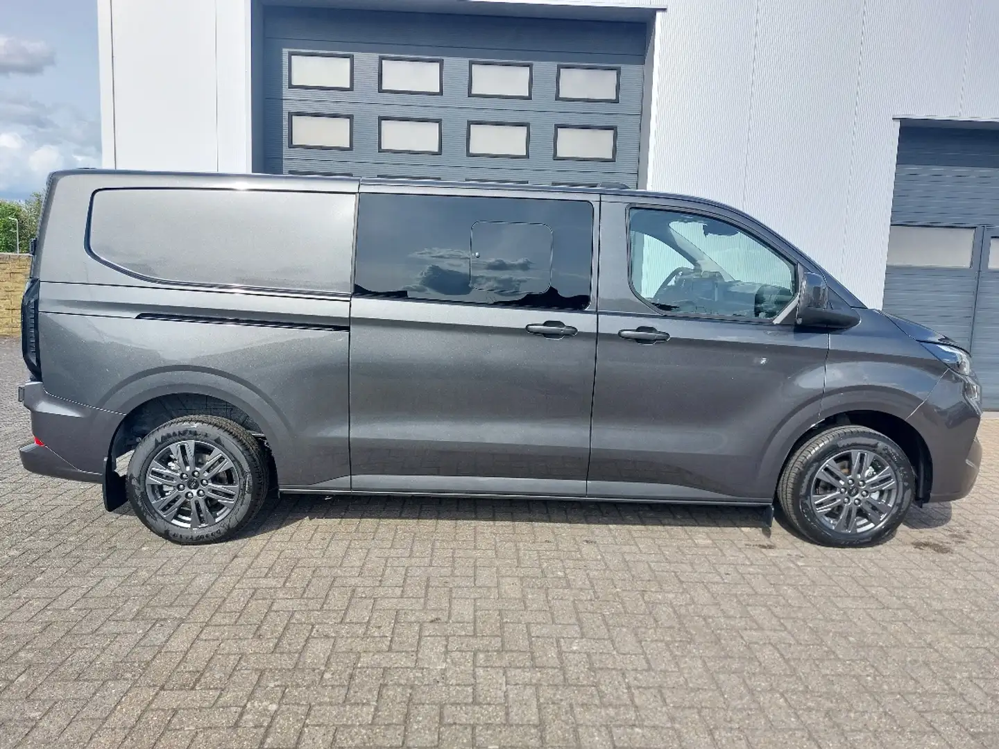 Ford Transit Custom 5pl L2 170pk automaat dub cab ad. cruis 41314ex Gris - 2