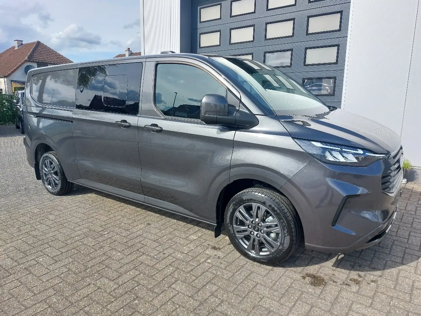 Ford Transit Custom 5pl L2 170pk automaat dub cab ad. cruis 41314ex Gris - 1