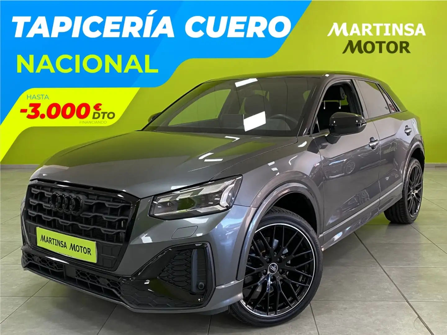 Audi Q2 35 TFSI Black line edition S tronic 110kW Gris - 1