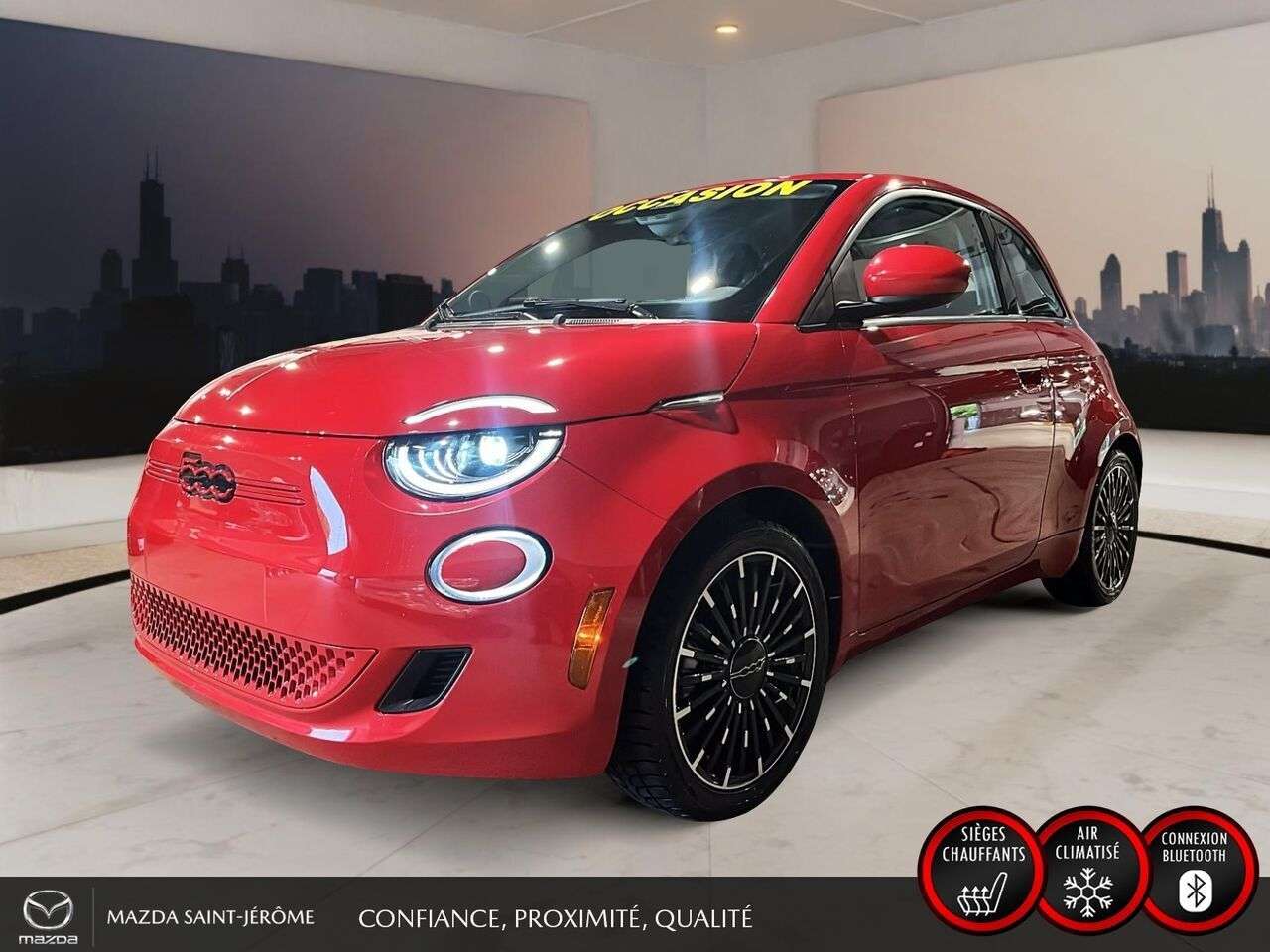 2024 Fiat 500e Édition (RED) CLEAN CARFAX 100 % électrique