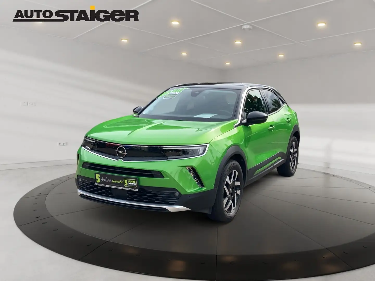 Opel Mokka 1.2 Turbo Elegance LED+SHZ+Fernlichtass. Grün - 2