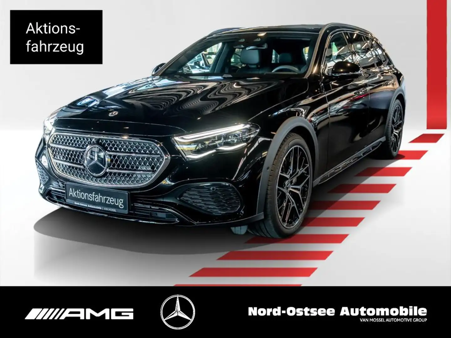 Mercedes-Benz E 450 d 4m T AT AVANTGARDE NIGHT PANO SUPERSCR Nero - 1