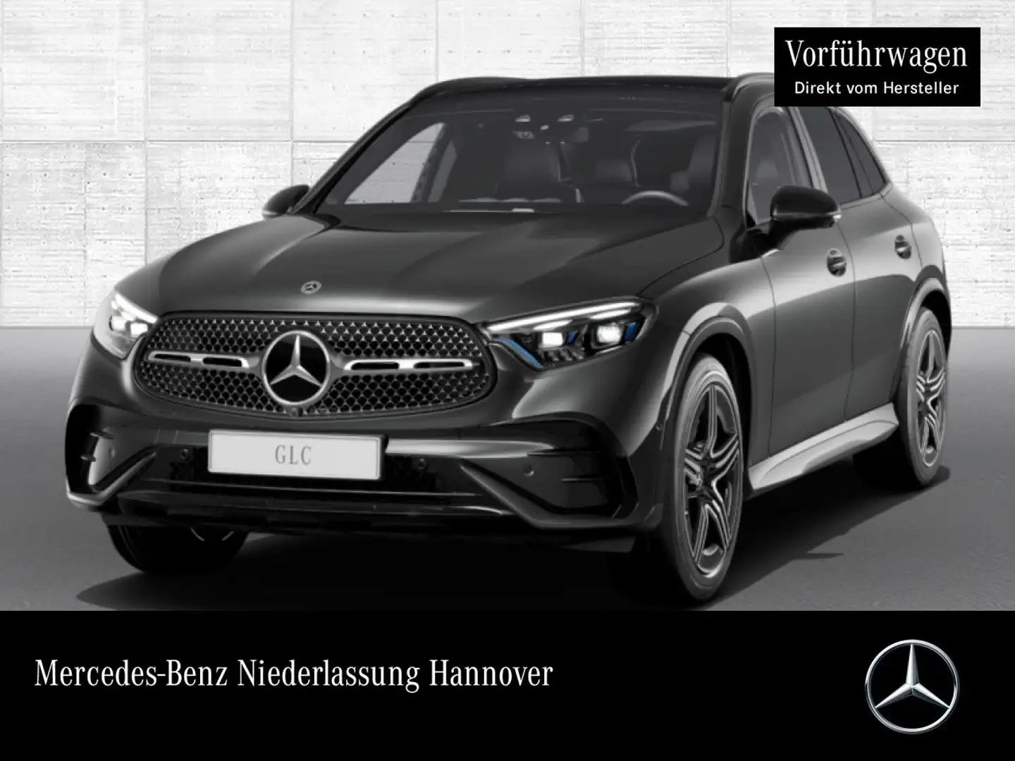 Mercedes-Benz GLC 450 d 4M AMG+NIGHT+PANO+360+AHK+BURMESTER+9G Gris - 1