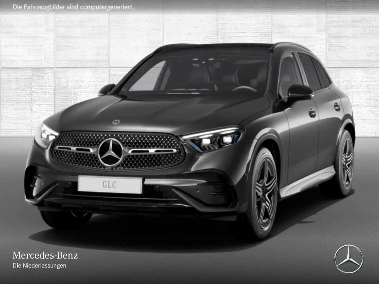 Mercedes-Benz GLC 450 d 4M AMG+NIGHT+PANO+360+AHK+BURMESTER+9G Gris - 2