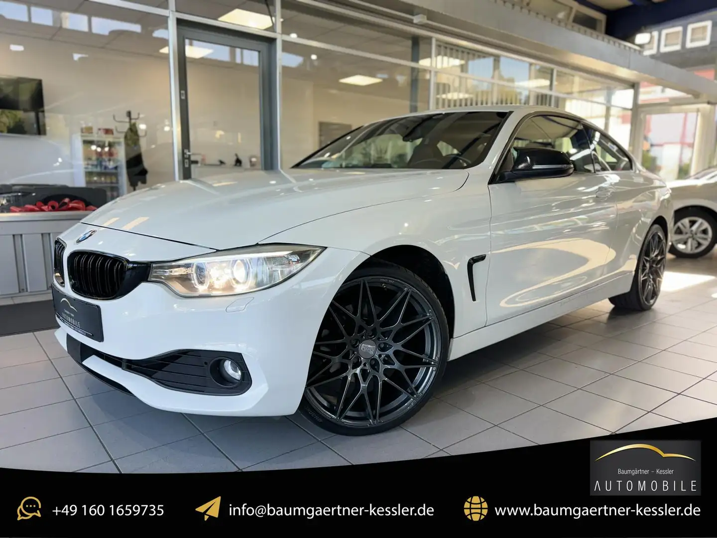 BMW 428 i xDrive Coupe Steptronic BI-XENON NAVI HIFI Weiß - 1