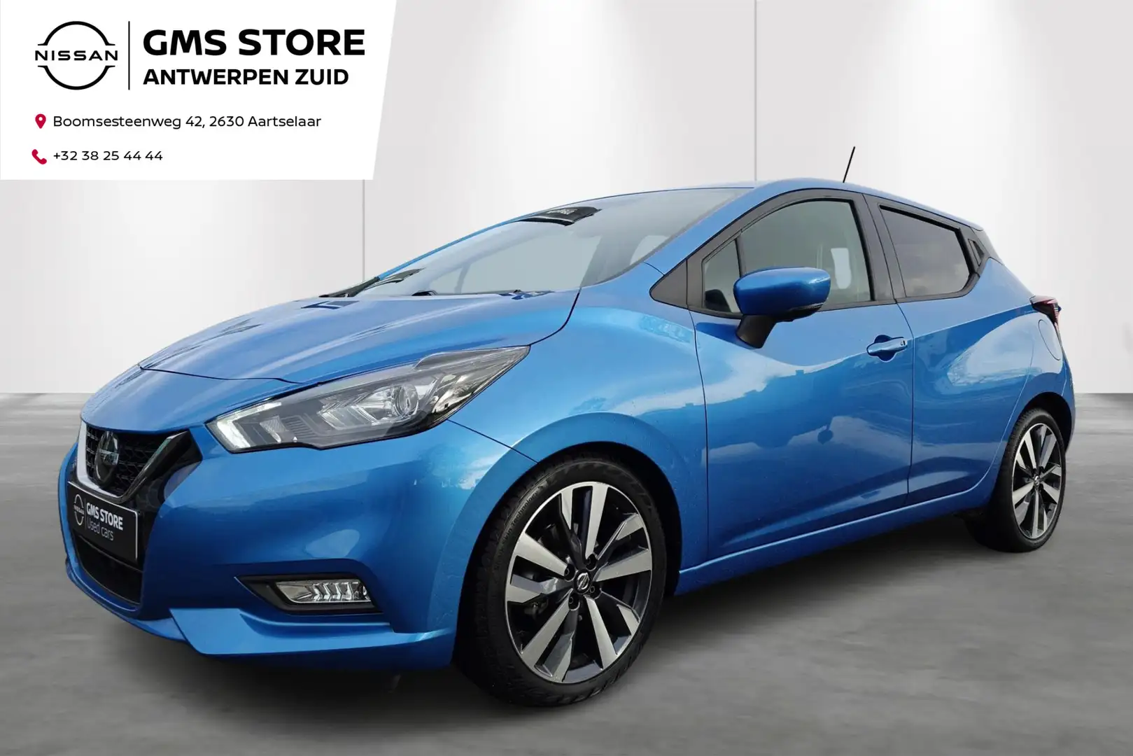 Nissan Micra 1.0 IG-T Xtronic Tekna 17" + Tech Pack + Vision Pa Bleu - 1