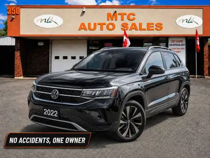 Black 2022 Volkswagen Taos SUV / Crossover Automatic