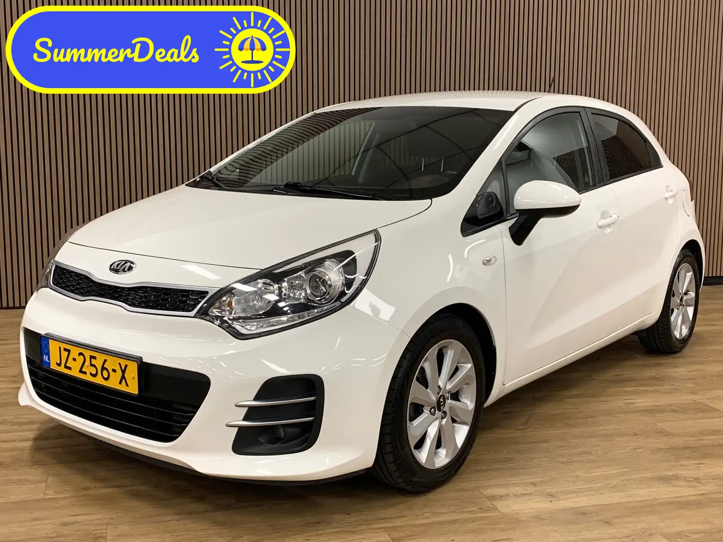 Kia Rio 1.2 CVVT DynamicLine|122000KM|Navigatie|Camera| Wit - 1