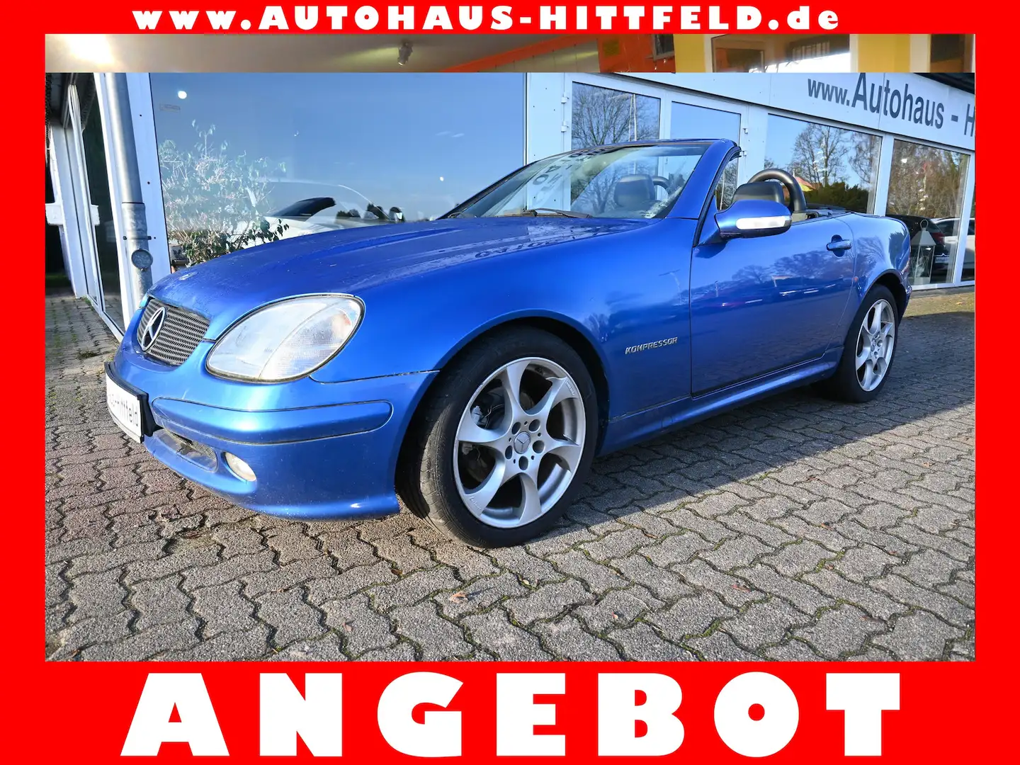 Mercedes-Benz SLK 200 Kompressor mit Klima - Leder und 17 Zoll Blau - 1