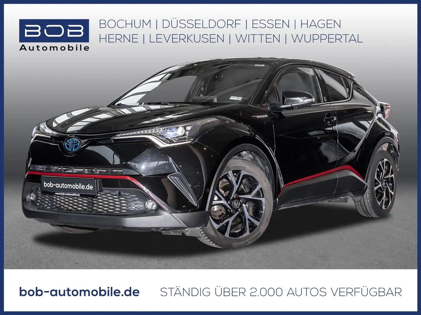 Toyota C-HR 1.8 Hybrid Team D AHK NAVI SHZ PDC BT RFK Schwarz - 1