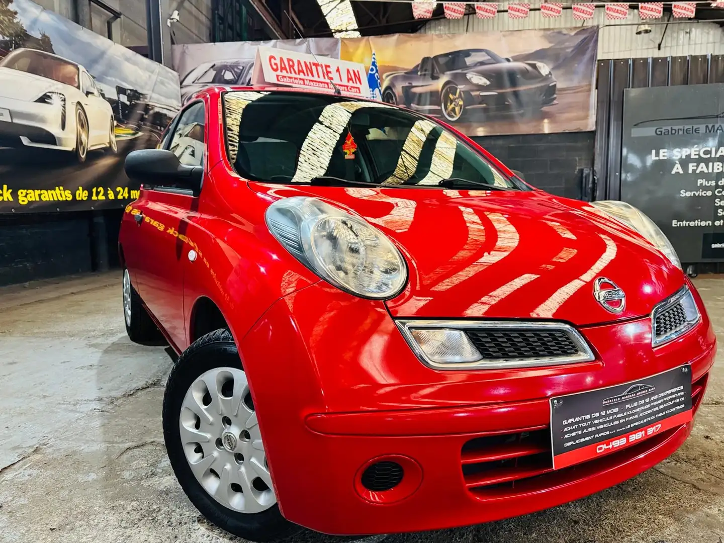 Nissan Micra Micra 1.2i - 3 Portes - V.C - V.E - GARANTIE Rosso - 2