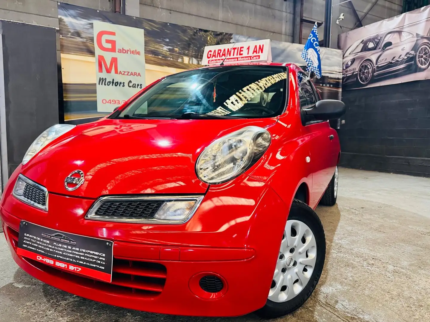 Nissan Micra Micra 1.2i - 3 Portes - V.C - V.E - GARANTIE Rosso - 1